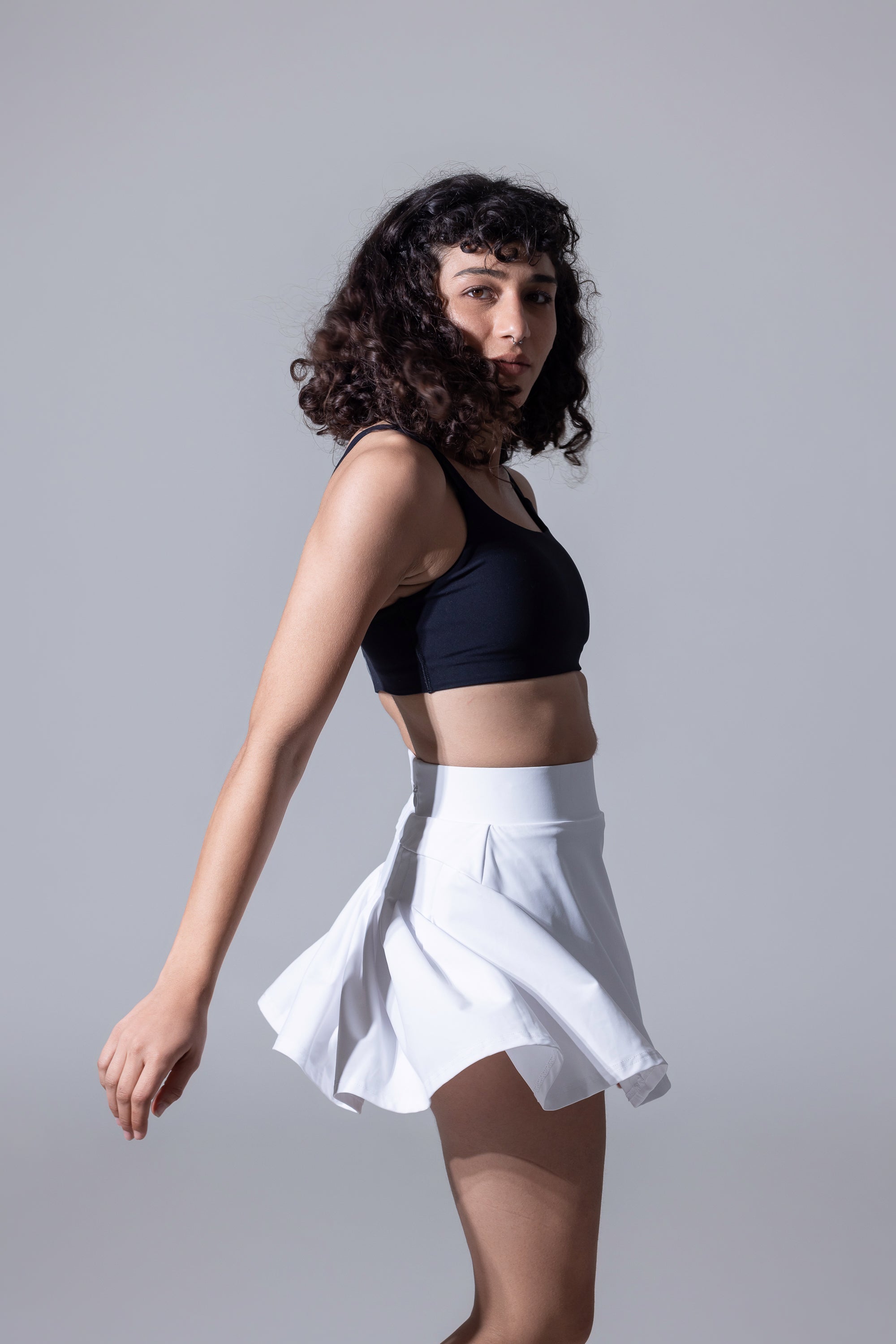Flow Skort White