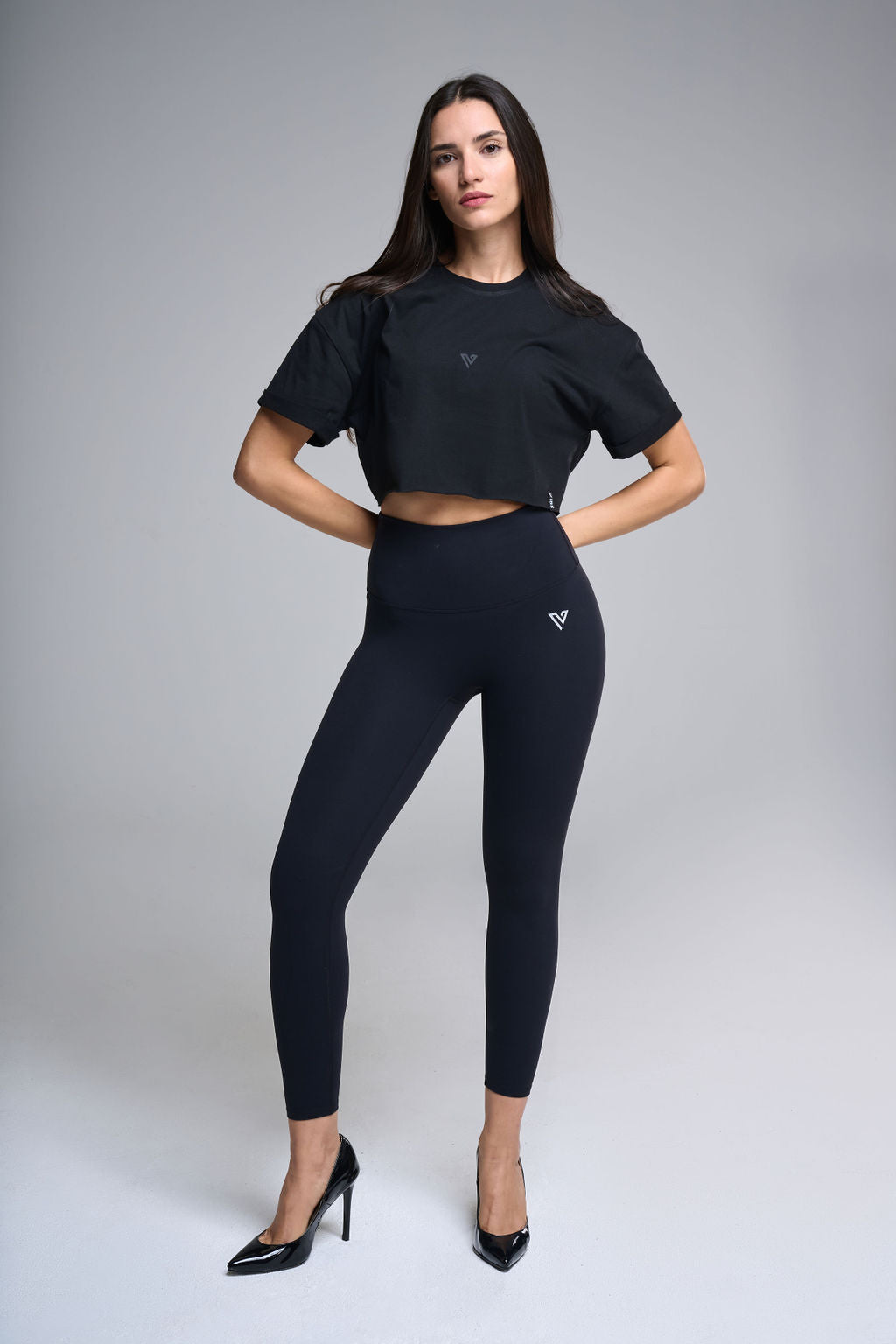 Core Crop Top - Black