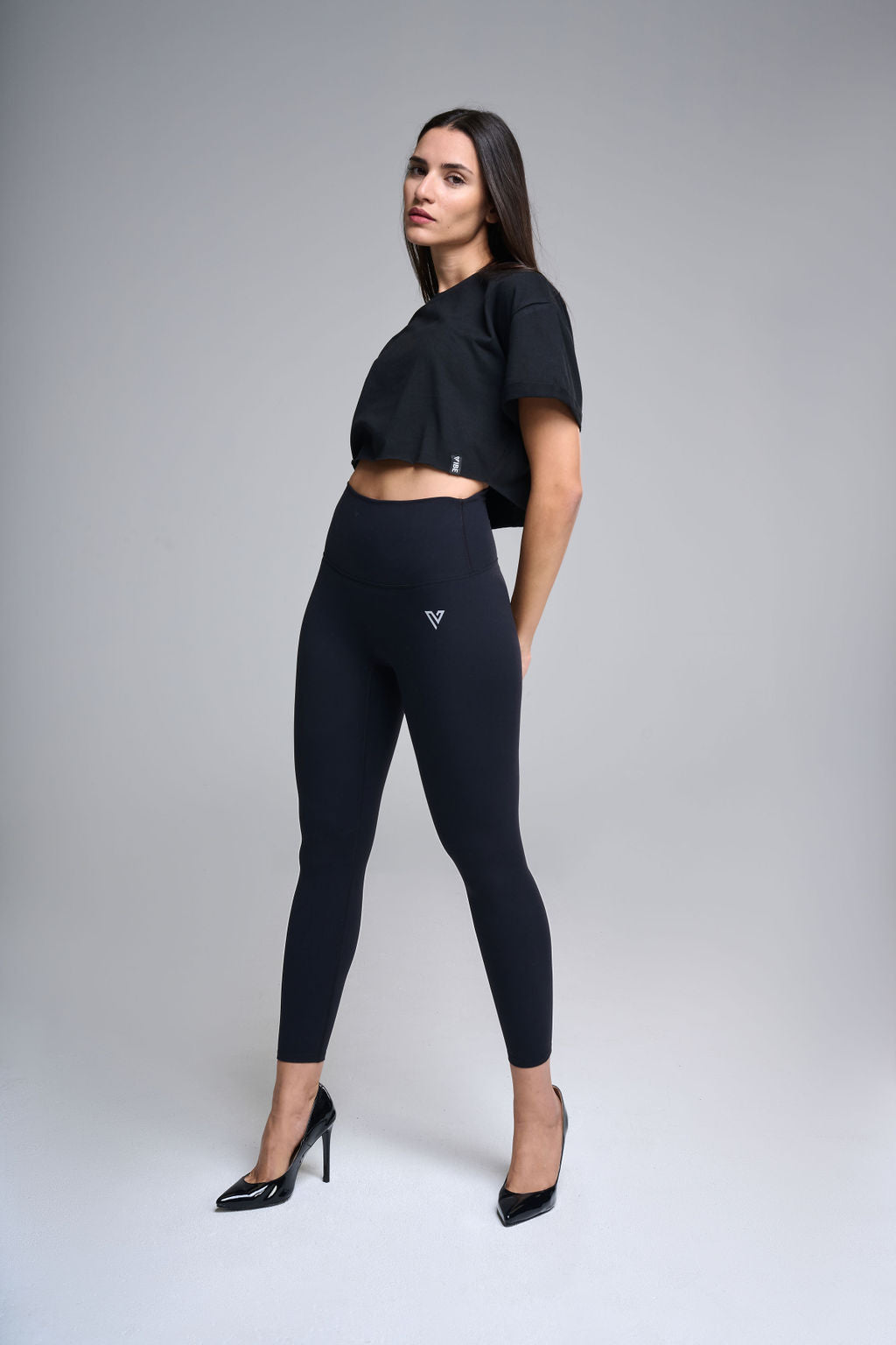 Core Crop Top - Black