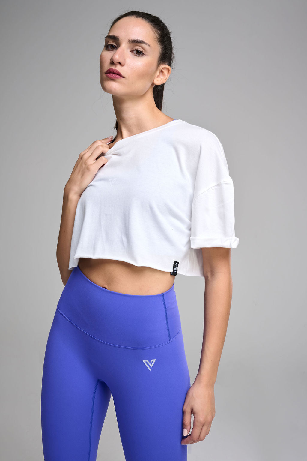 Core Crop Top - White