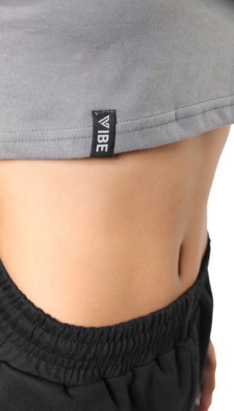 Origin Crop Top - Gray