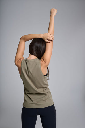 Core Tank Top Olive