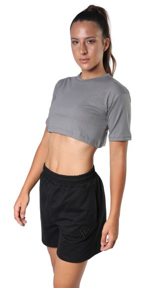 Origin Crop Top -  Gray